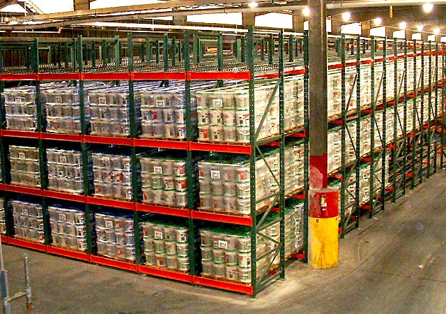 Pallet Flow Rack for Mentor warehouses
