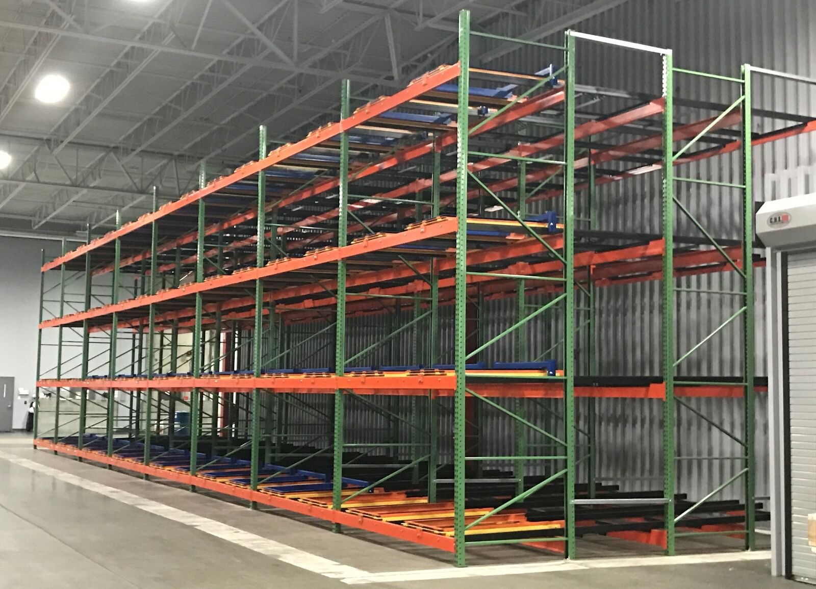 Pushback Rack for Mentor warehouses