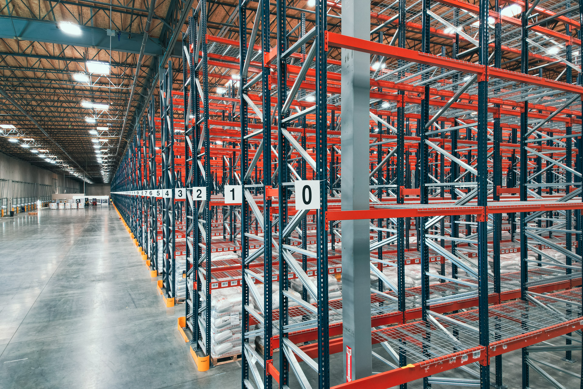Industrial pallet racking warehouse in Mentor  Ohio