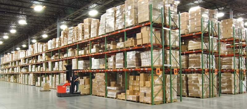 Industrial pallet racking warehouse in Cleveland Ohio