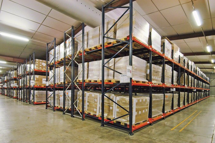Push Back Pallet Rack for Mentor warehouses